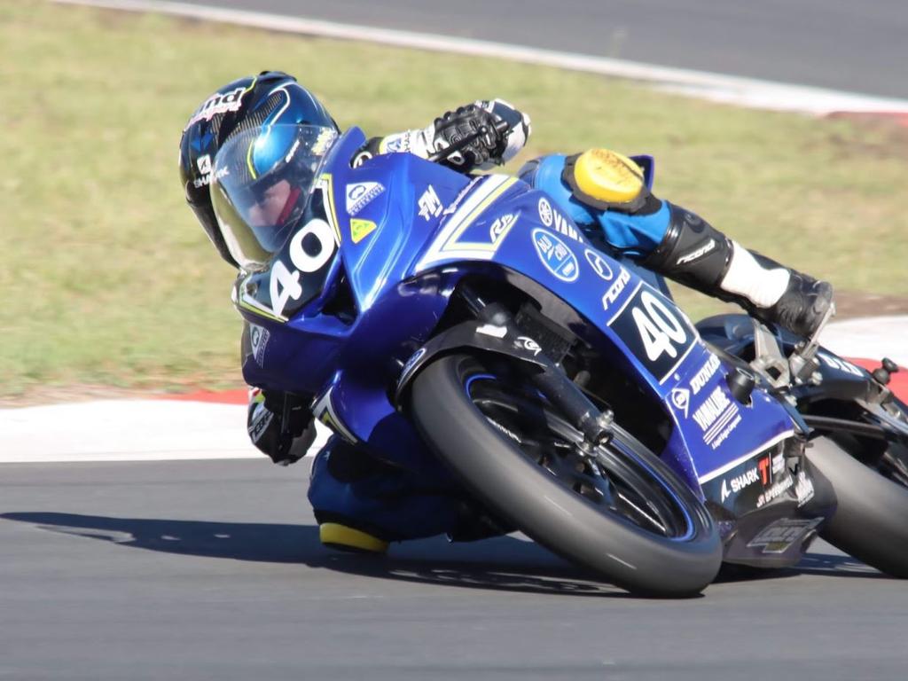 Young motocross champion racer Hunter Corney, 13, is leading the way in the Oceania Junior Cup competing at Morgan Park Raceway on July 13-14. Photo: Jason Corney