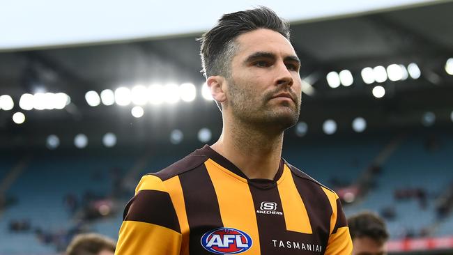 Chad Wingard and the Hawks forward line are struggling to score. (Photo by Quinn Rooney/Getty Images)