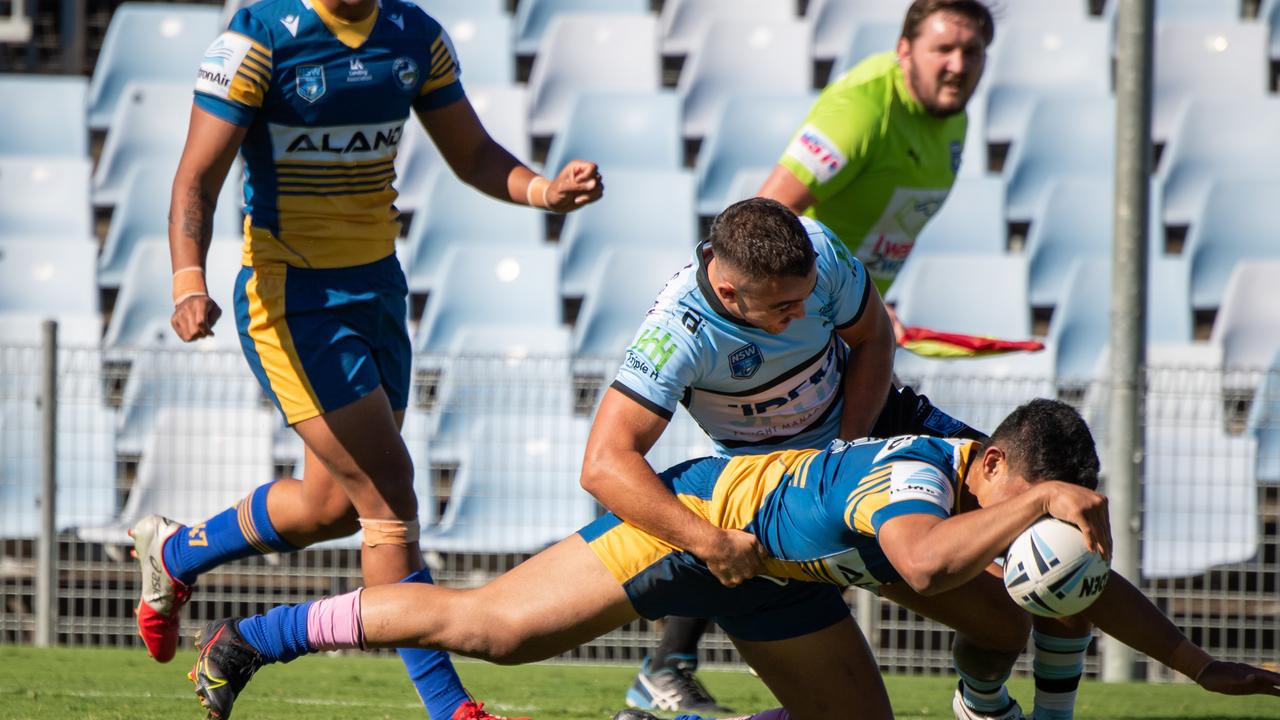 The Eels rounded out their season with an emphatic victory over Cronulla, despite making the finals. Picture: Monique Harmer