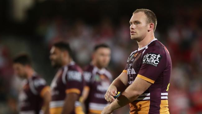 Matthew Lodge made his NRL return with the Broncos despite the club and NRL coming under fire for registering the contract.