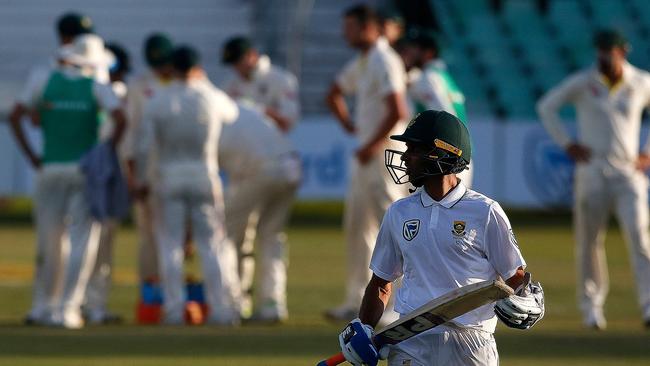 The Aussies are well on top after South Africa’s batsmen struggled.