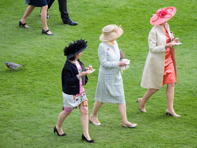 Guests attend a garden party at Buckingham Palace on May 16, 2017 in London, England. Picture: Getty
