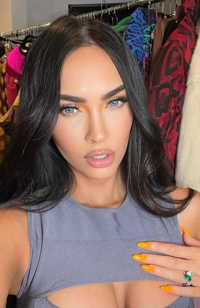 Fox has long been friends with nail tech Brittney Boyce, who did these nails for the actress. Picture: Megan Fox/Instagram