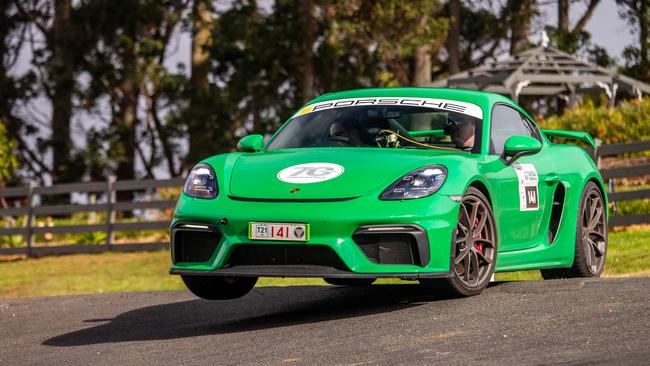 The Cayman’s impressive precision makes it suitable for Targa racing.