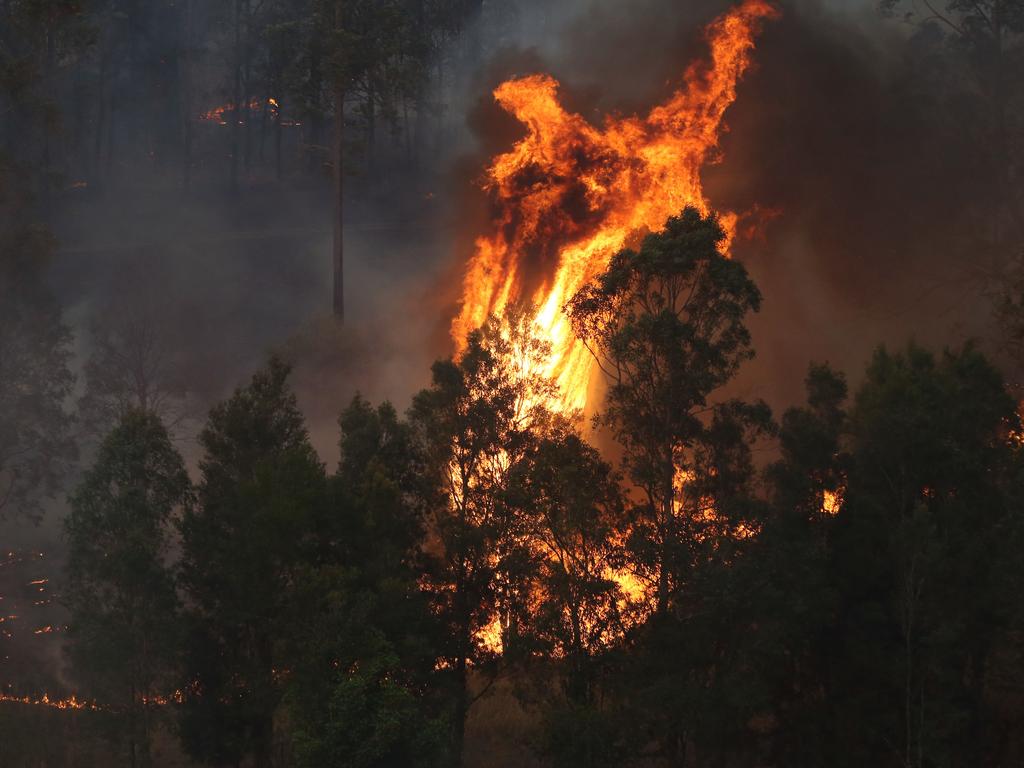 Property has been destroyed in the tiny village of Killabakh. Picture: Gary Ramage