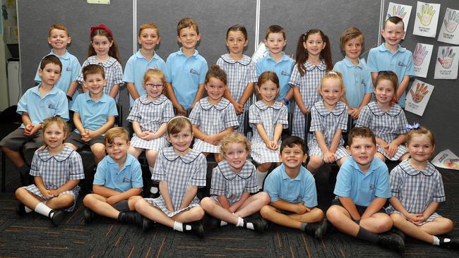 Clairvaux Catholic School Prep EN front Zoe Trigg, Sonny Atherton, Maya Fawkes, Sienna Priddle, Javier-Romeo Fuentes, Jed Messinger and Matilda Kersten. Middle Darcy Tremul, Henry Maher, Lyla Dunstan, Grace Hale, Hannah Young, Marlee McManus and Ivy Freeman. Back Oliver Smith, Zoe Johnson, Charlie Hicks, Mitchell Ellis, Evie Watson, Andrew Bosworth, Quinn Larkins, Zach Dillon and Jed Wilkinson. Picture: Alison Wynd