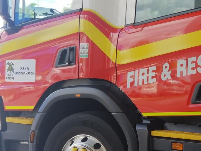 Rockhampton fire truck. QFES, firefighting, fire truck generic.