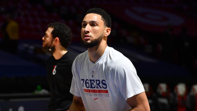 Ben Simmons reportedly told the Philadelphia 76ers he is not “prepared mentally” to play. Photo by Jesse D. Garrabrant/NBAE via Getty Images