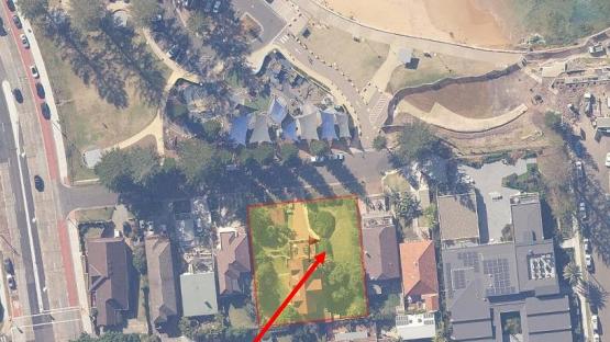 Aerial view of subject site where a seniors housing development is being proposed. Picture: Northern Beaches Council website