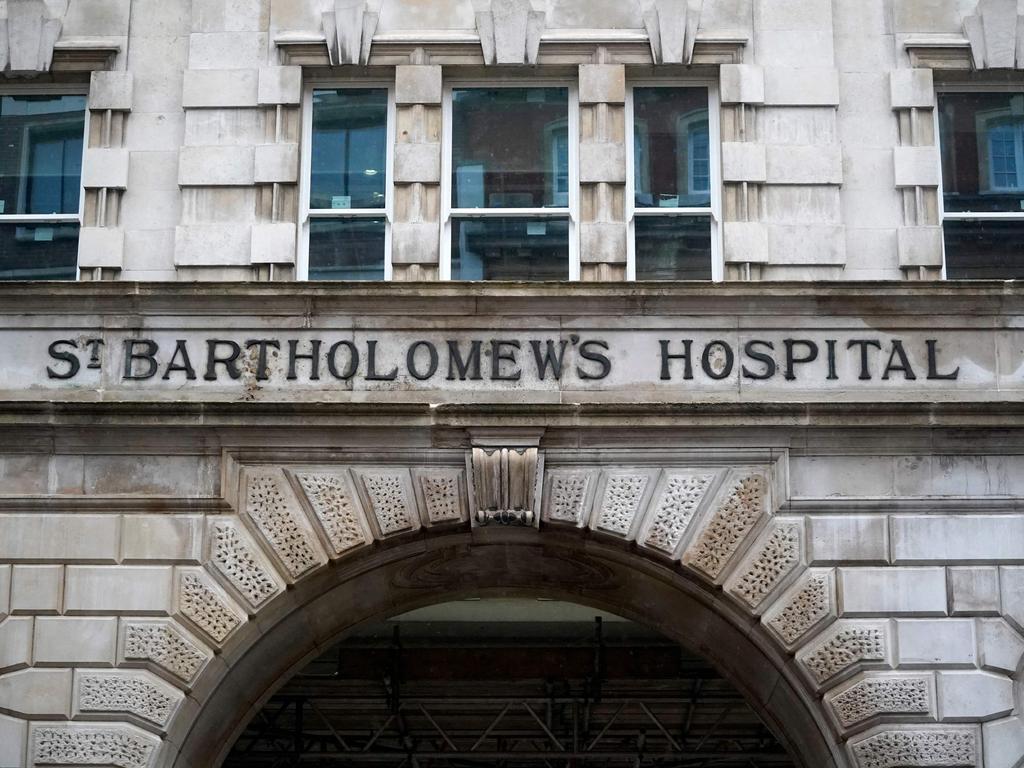 Prince Philip is being treated as St Bart’s hospital in London. Picture: Niklas Halle'n/AFP