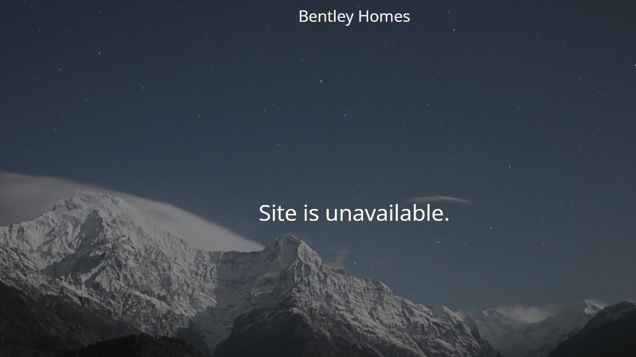 Bentley Homes went into liquidation at the end of June.