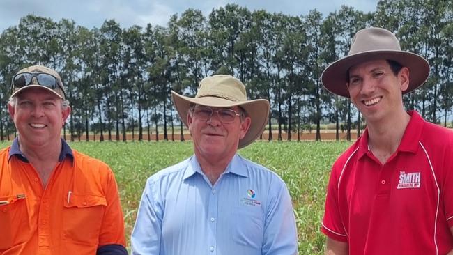 Bundaberg’s incumbent Labor MP Tom Smith is joined by regional farmers as he announced his party’s plans to cut thousands of dollars from their power bills.