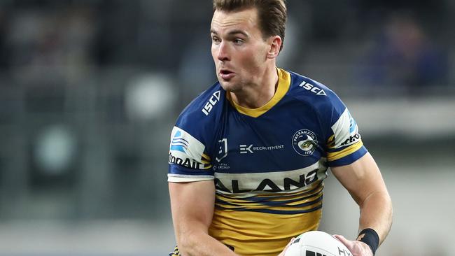 Clint Gutherson stepped up and took charge for the Eels. Picture: Brendon Thorne/AAP