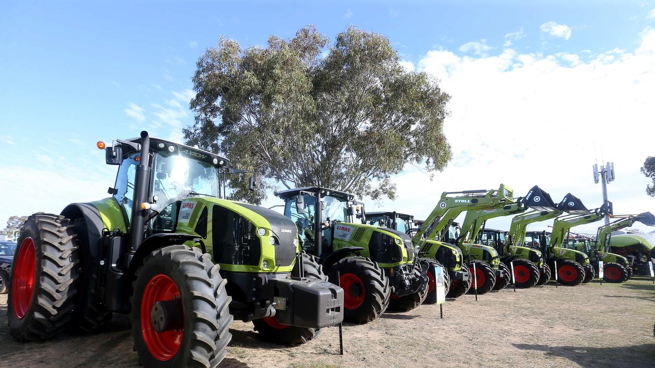 The CLAAS site at the Henty Machinery Field Days. Picture: Yuri Kouzmin