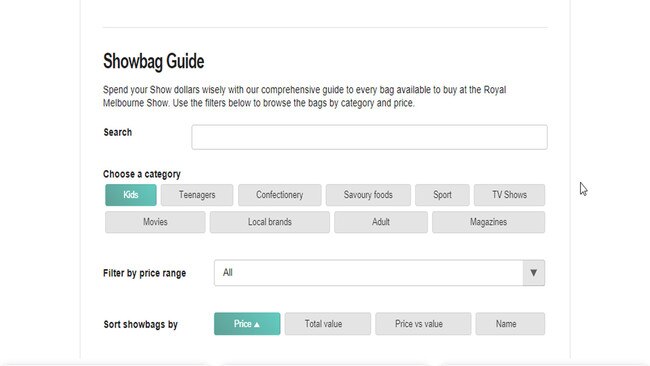 The handy interactive showguide picker helps you find this year’s Royal Melbourne Show bargains.