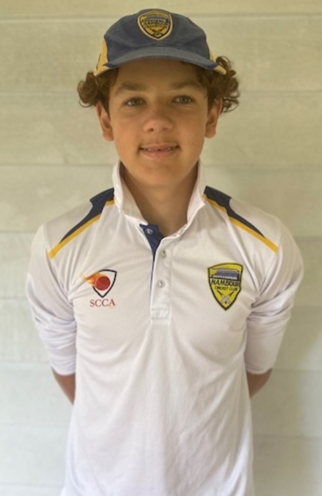 Nambour junior cricketer Patterson Bambling.