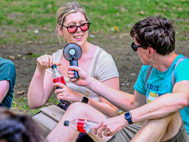 In Paris, where temperatures are soaring into the thirties this week, you can practically hear the whirling. Picture: news.com.au/James Weir.