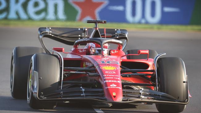 Ferrari driver Charles Leclerc produced a flawess drive to win the 2022 Australian Formula 1 Grand Prix. Picture: David Caird