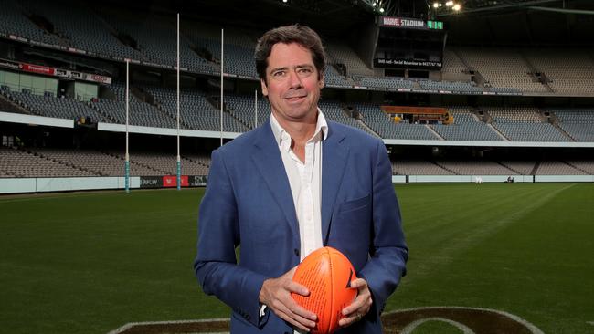 Gill McLachlan is expected to hold talks with AFL clubs. Picture: Stuart McEvoy