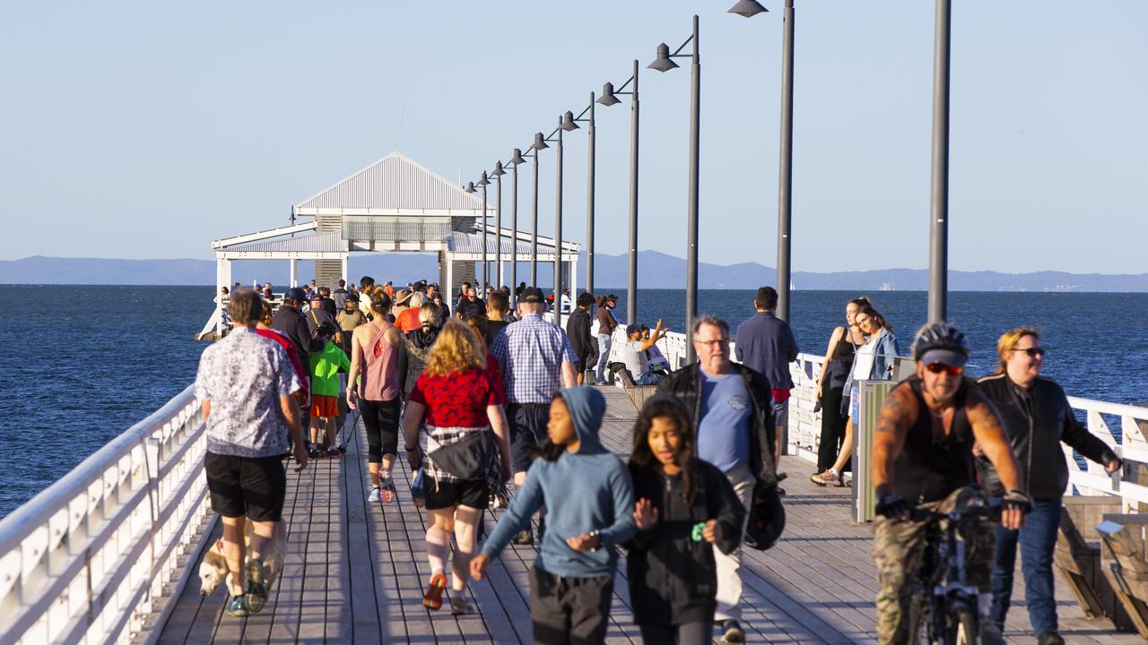 COVID-19 restrictions relaxed. Shorncliffe pier. 2.05.2020 Picture: Renae Droop