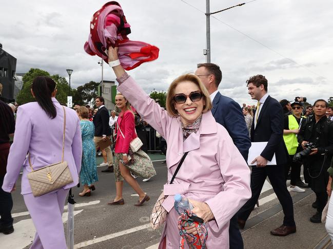 Champion trainer Gai Waterhouse during the 2022 parade. Picture: Michael Klein