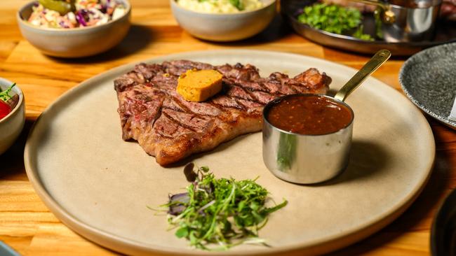 The ribeye at new Darwin steakhouse Beef &amp; Bar. Picture: Supplied/ Shah Shoots