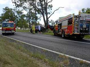 FATAL ROADS: A woman has died following a single vehicle crash on the Bunya Highway south of Kumbia at about 11.30am on April 3, 2018. Picture: Michael Nolan