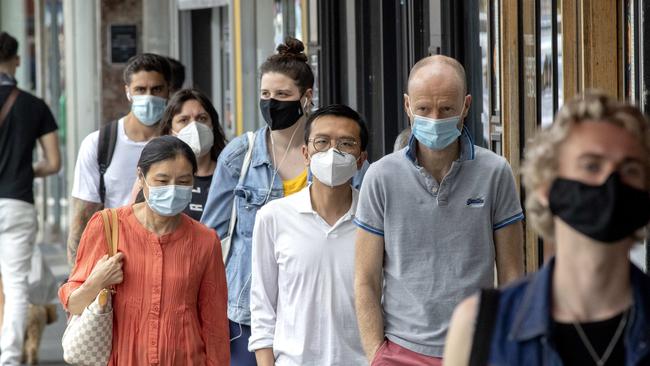 Pedestrians on Chapel St in Melbourne’s Prahran, Victoria. Picture: David Geraghty