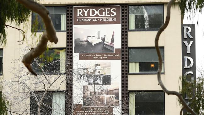 The Rydges on Swanston hotel is at the centre of the probe. Picture: Getty Images.