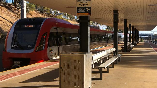 The Noarlunga Centre Interchange/Railway Station. Picture: Ashleigh Pisani