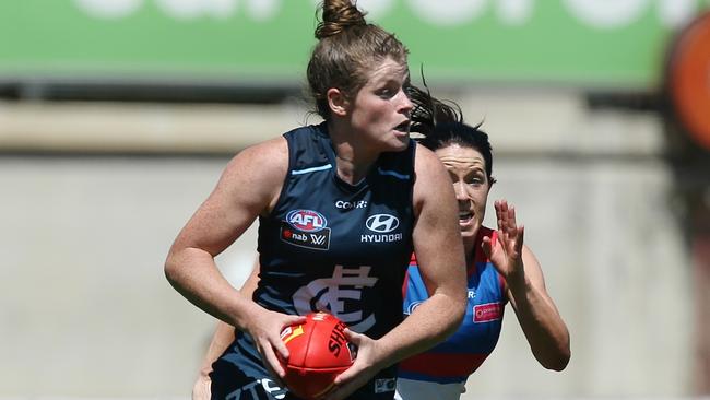 Brianna Davey will lead the Blues in 2018. Picture: Wayne Ludbey