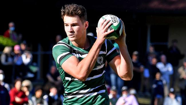 Brisbane Boys College player Taj Annan GPS First XV rugby between Brisbane Boys College and Toowoomba Grammar School. Saturday July 17, 2021. Picture, John Gass