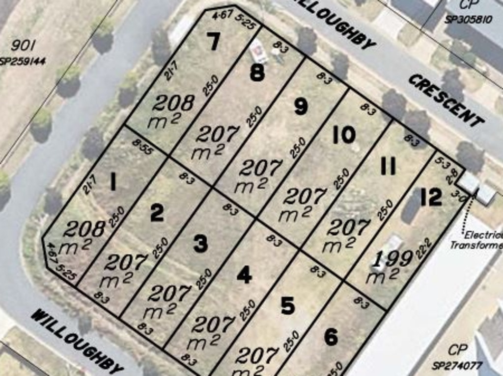 4 and 6 Willoughby Crescent have been vacant for years, with other developers applying to use the land with little follow through.