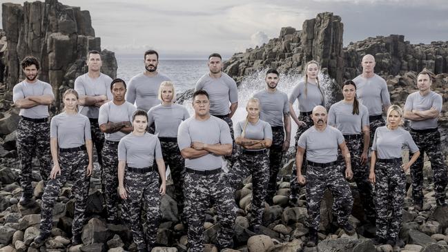 SAS Australia cast includes Barry Hall, Ebanie Bridges, Geoff Huegill and Melissa Wu.