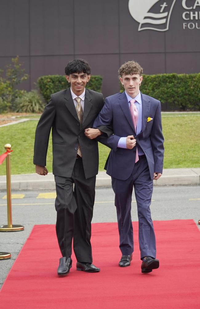 Shree and Joel at the Caloundra Christian College formal 2024