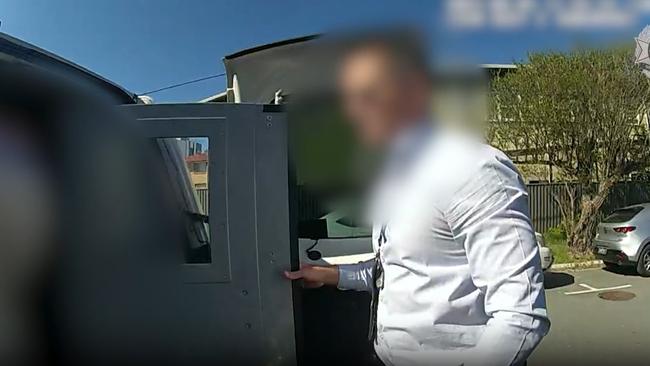 Officers were called to Nexus Drive in Pimpama at about 9.30am on Wednesday, after reports youths were allegedly attempting to break into vehicles in a business car park. Photo: Queensland Police