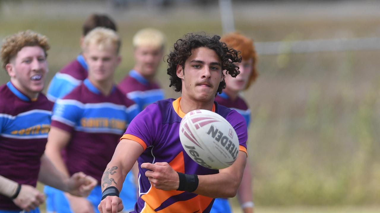 Queensland School Rugby League Championship Finals at Jack Manski Oval, Townsville. Sunshine Coast's Tulloch McLellan. Picture: Evan Morgan