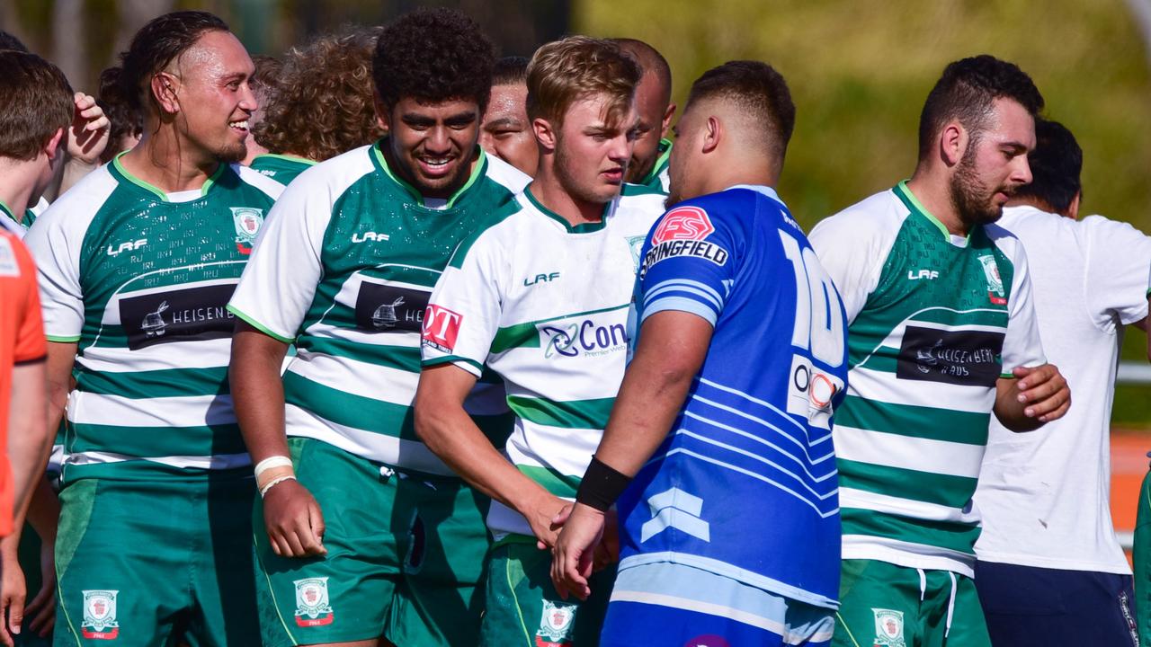 The Ipswich Rangers Barber Cup team is preparing for another final at Woodend Park on Saturday after their latest lucky escape. Picture: Bruce Clayton