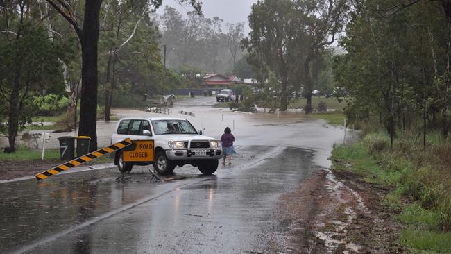 A cooling Pacific Ocean could see a La-Nina form off the Queensland coast in spring, bringing welcome rain. Awonga Dam Road, the access to Gladstone's watersupply was cut by rising creeks in previous torrential rain. Picture: Murray Ware