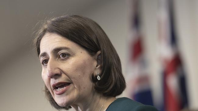 Premier Gladys Berejiklian says a very smart doctor saved NSW from a worse outbreak. Picture: Brook Mitchell/Getty Images