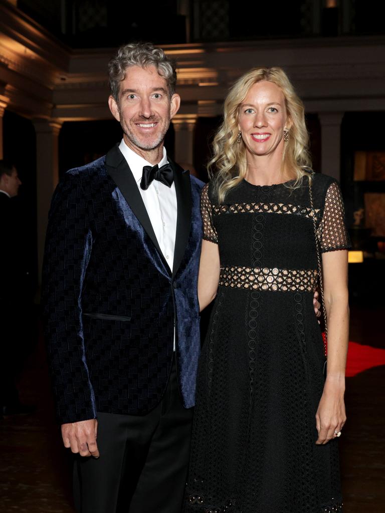 Atlassian co-founder Scott Farquhar and wife Kim Jackson. Picture: Jane Dempster
