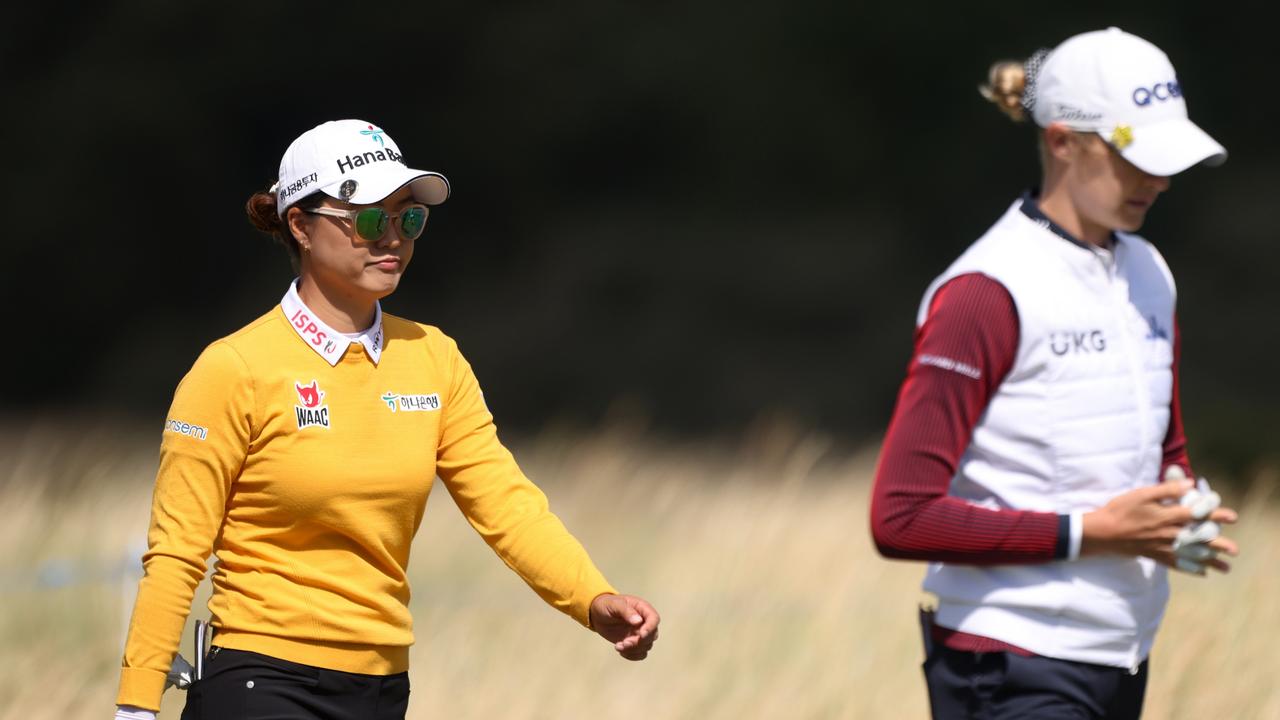 Minjee Lee drew first blood. Picture: Charlie Crowhurst/Getty Images
