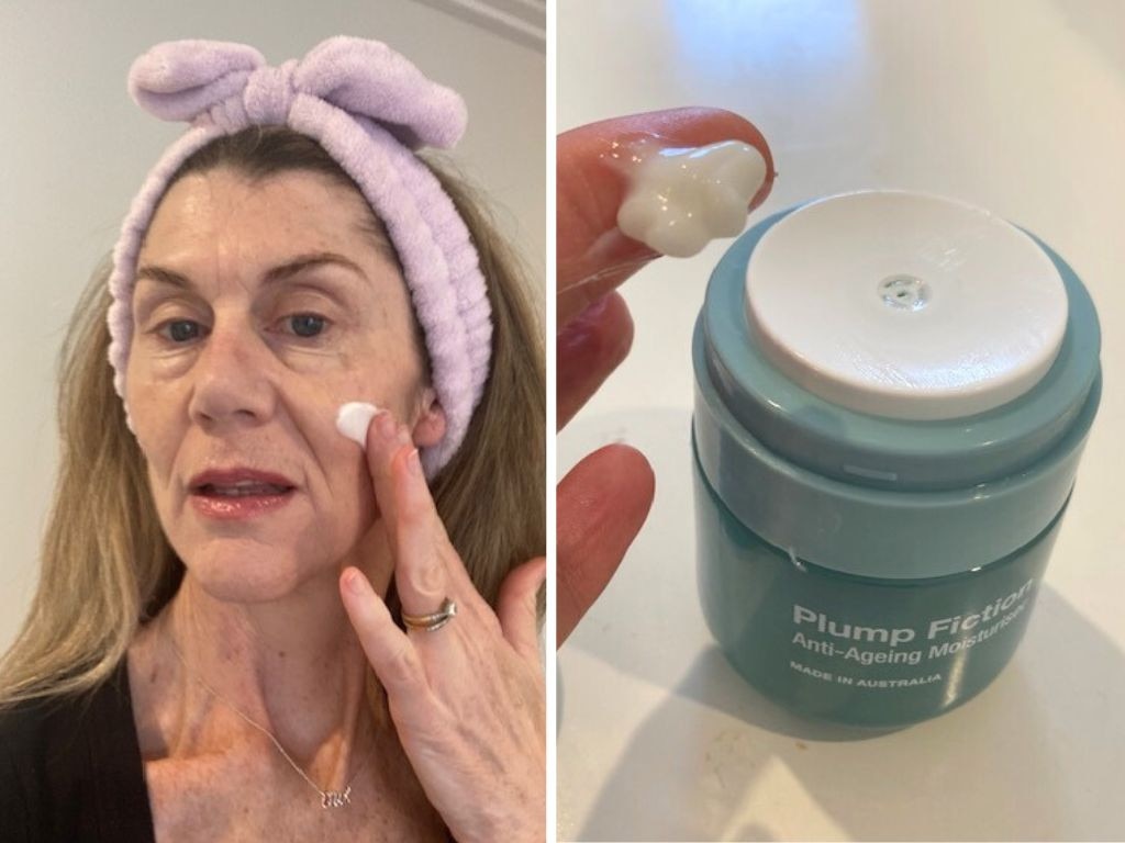 Plump Fiction Anti-Ageing Moisturiser. Picture: Susannah Hardy