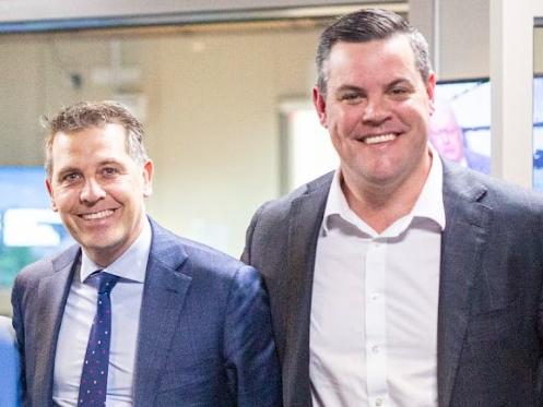 (From left to right) Lucy Mathewson, Ruth Colagiuru, NSW Health Minister Ryan Park and 2GB radio host Chris O'Keefe. Picture: Supplied