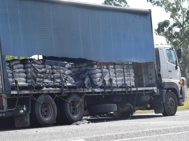 Truck fire, Bruce Hwy  near Magazine Road, Bajool, May 7 2025