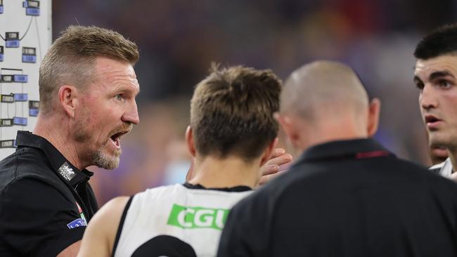 Nathan Buckley says Jordan De Goey’s state of mind at the time of the incident needed to be taken into account.