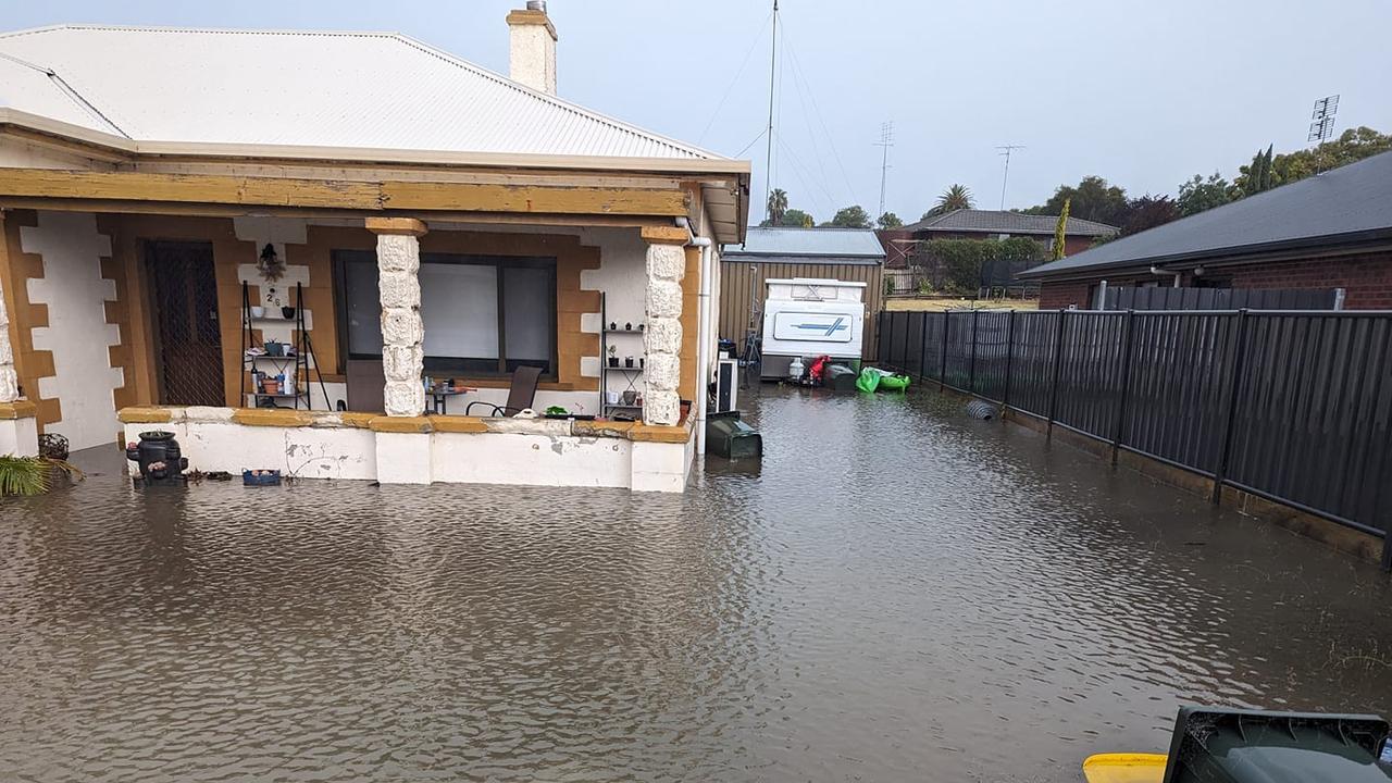 Storms and hail in Naracoorte. Picture: Facebook