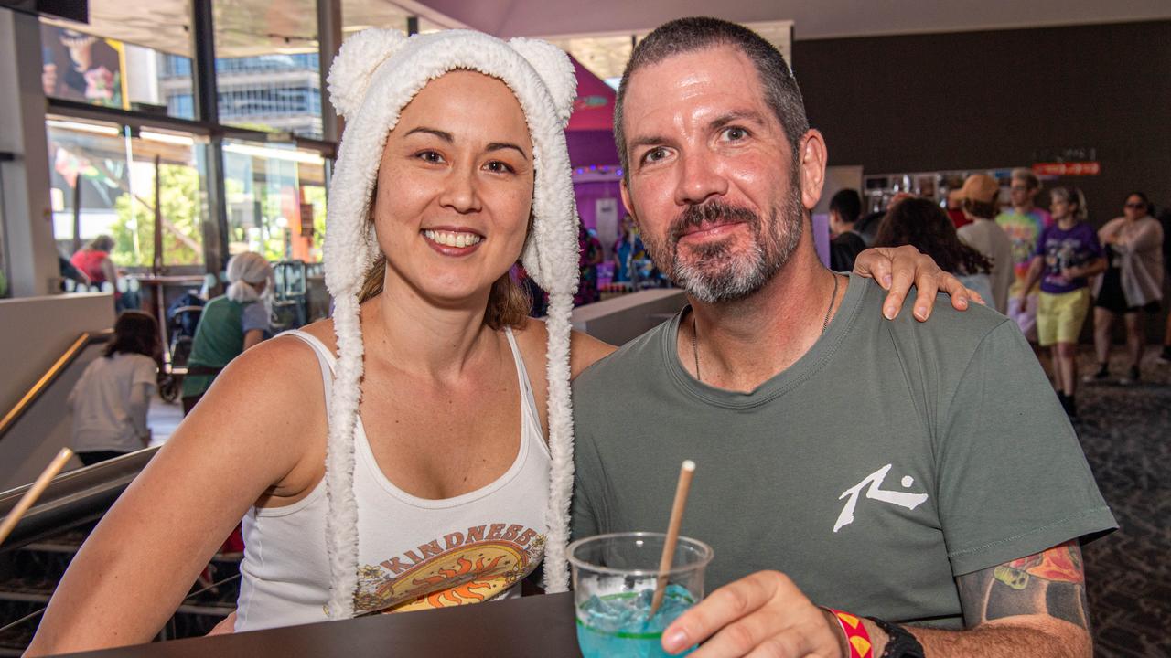 Keiron Weller and Unachalee Folkers attended TROPiCON 2023 at the Darwin Entertainment Centre. Picture: Pema Tamang Pakhrin