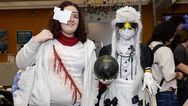 Katelyn Kelly and Toby Allen at the City of Darwin Geektacular event, 2025. Picture: Pema Tamang Pakhrin