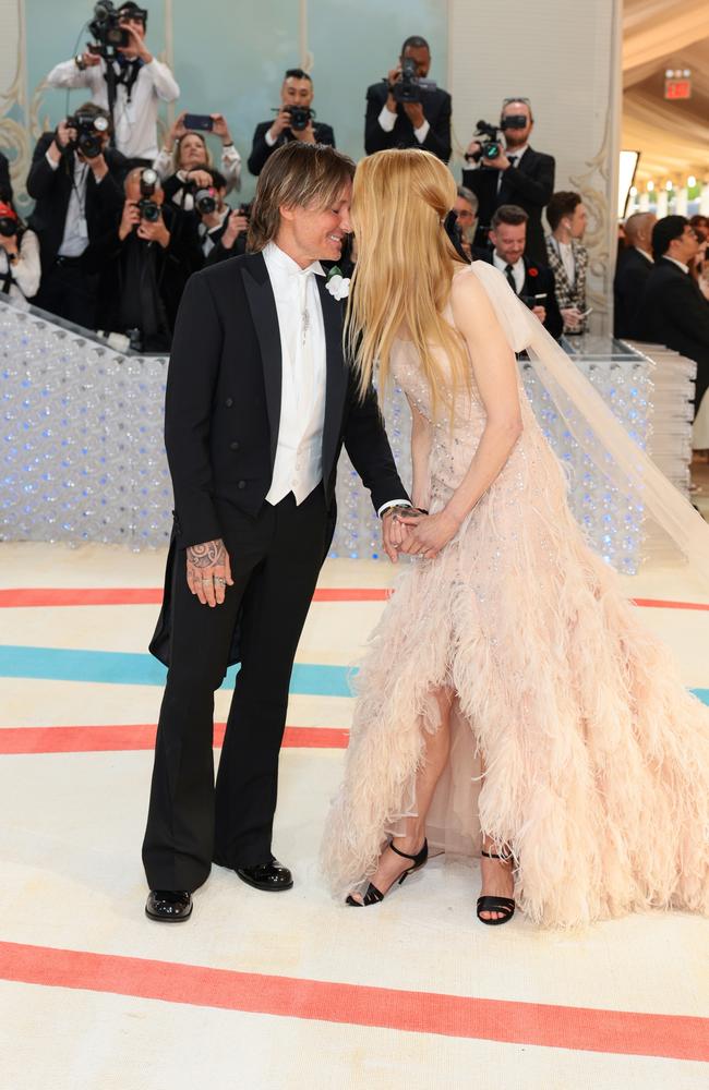 Keith Urban and Nicole Kidman attend The 2023 Met Gala Celebrating "Karl Lagerfeld: A Line Of Beauty" Picture: Getty Images